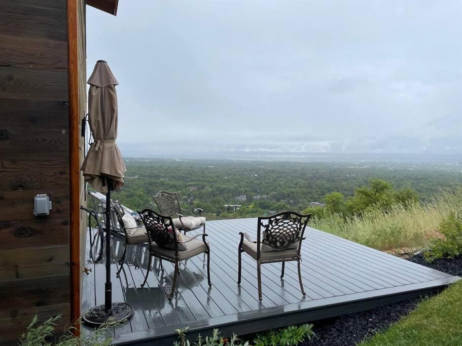 Luxury Alpine Treehouse Villa Holladay Exteriör bild
