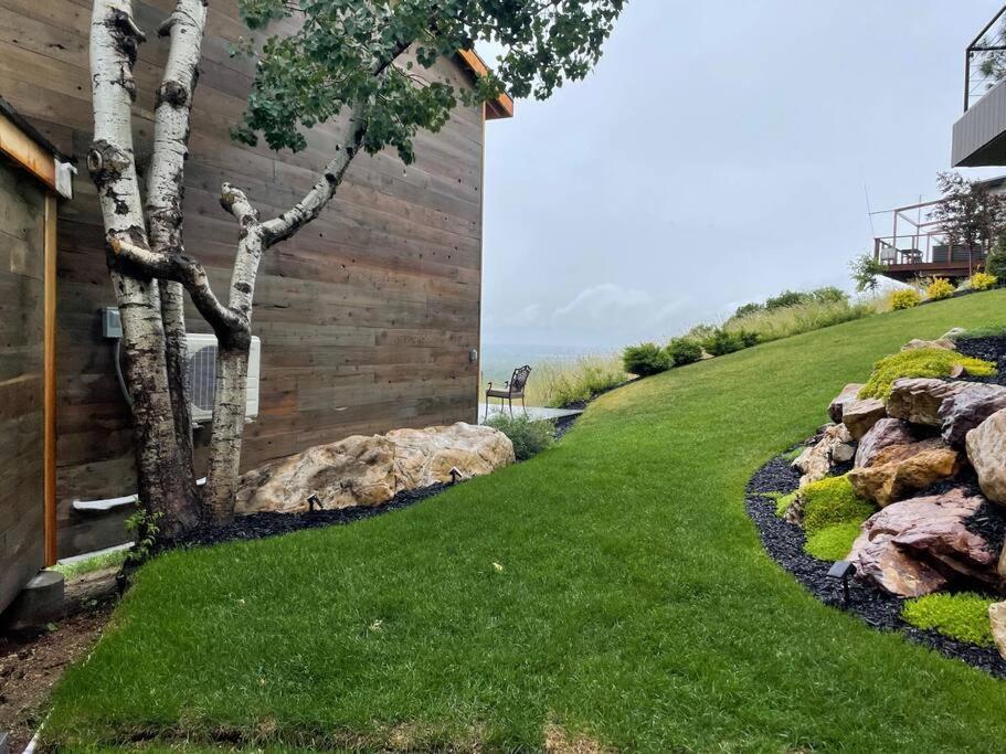 Luxury Alpine Treehouse Villa Holladay Exteriör bild