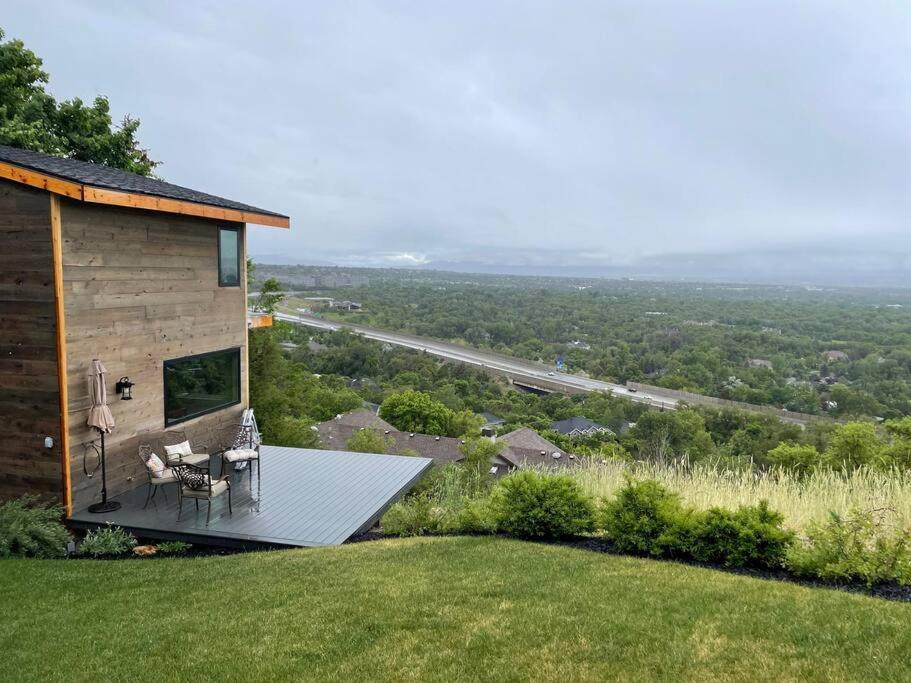 Luxury Alpine Treehouse Villa Holladay Exteriör bild