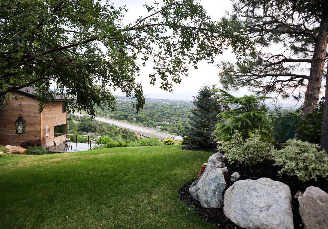 Luxury Alpine Treehouse Villa Holladay Exteriör bild