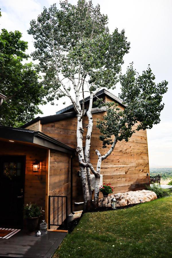 Luxury Alpine Treehouse Villa Holladay Exteriör bild