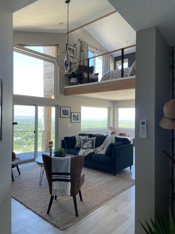 Luxury Alpine Treehouse Villa Holladay Exteriör bild